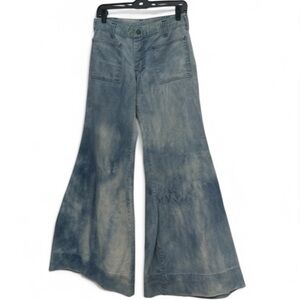 True Vintage Super Flare Bell Bottom Tie Dye Jeans Corduroy Pants